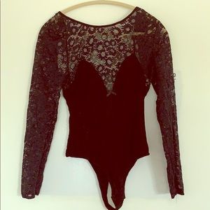 Nasty Gal Body suit open in the back